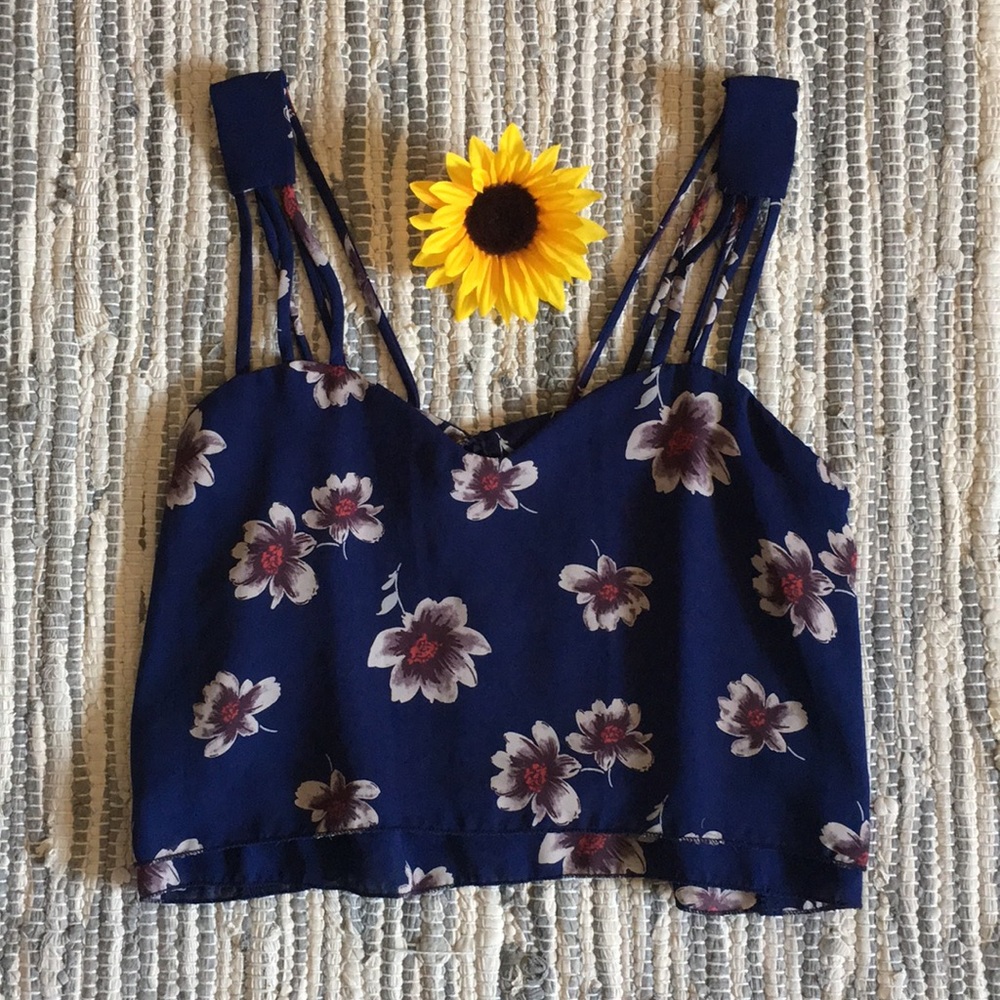 Adorable Flower Crop Top